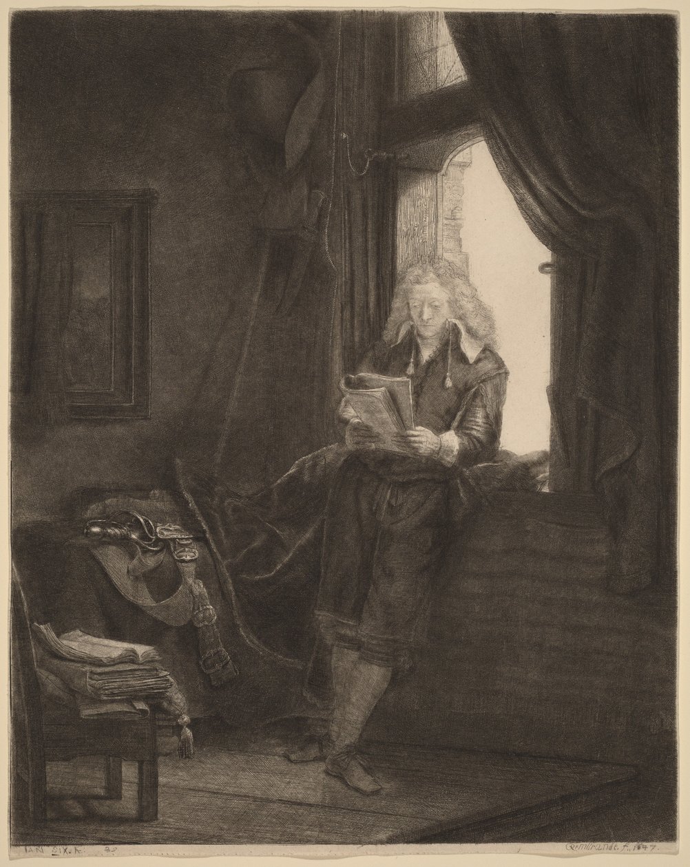 Jan Six alkotó: Rembrandt van Rijn