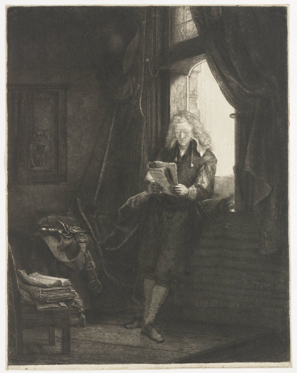 Jan Six alkotó: Rembrandt van Rijn