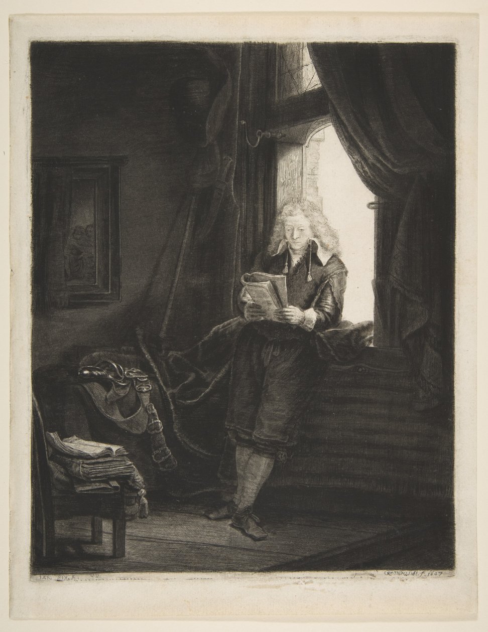 1647. hatodik január. alkotó: Rembrandt van Rijn