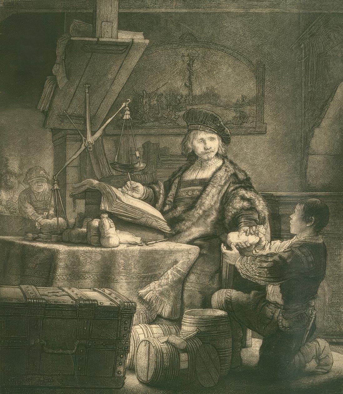 Jan Uijtenbogaert, az úgynevezett arany pikkelyes alkotó: Rembrandt van Rijn