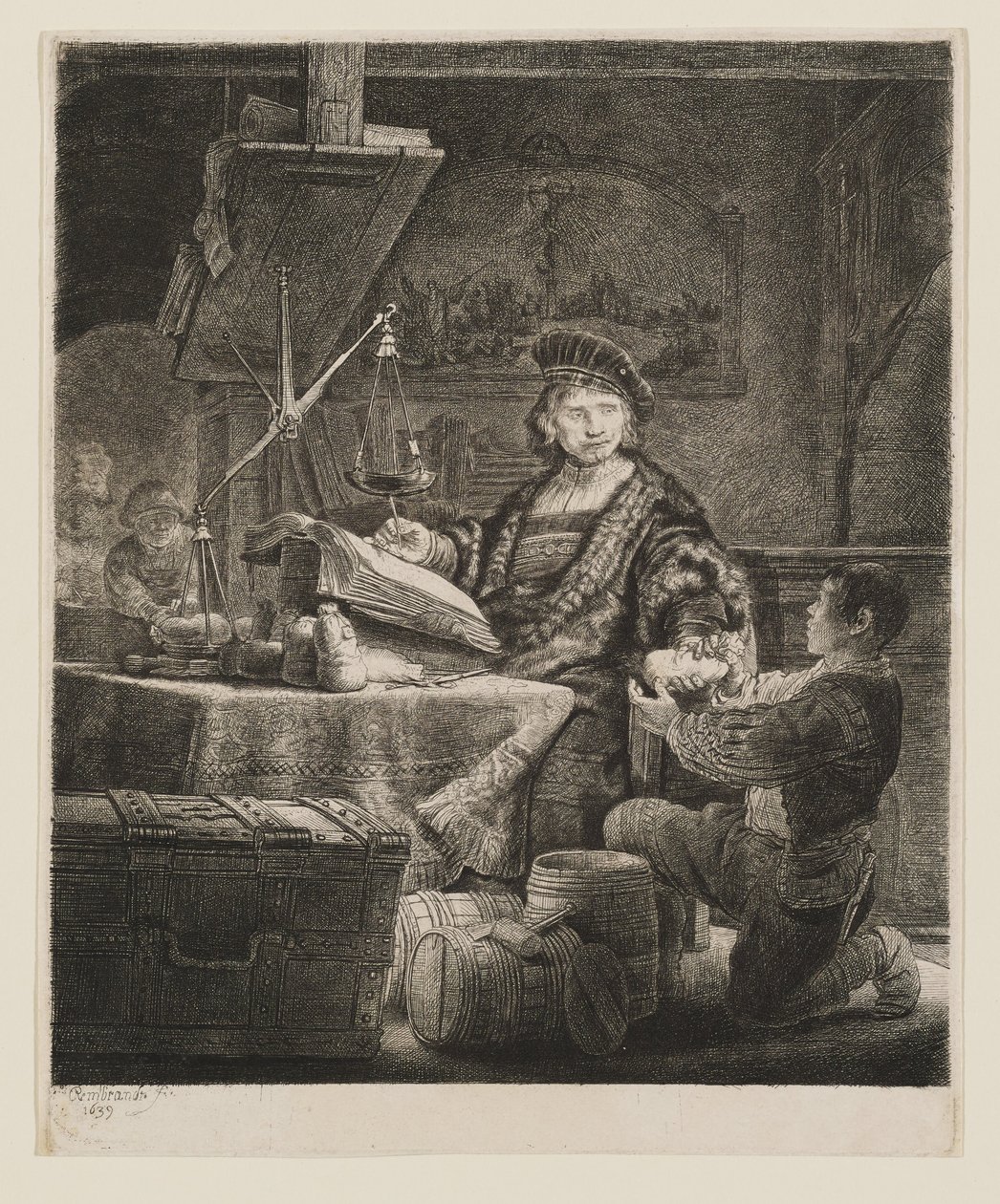 Jan Uytenbogaert, főpénztáros alkotó: Rembrandt van Rijn