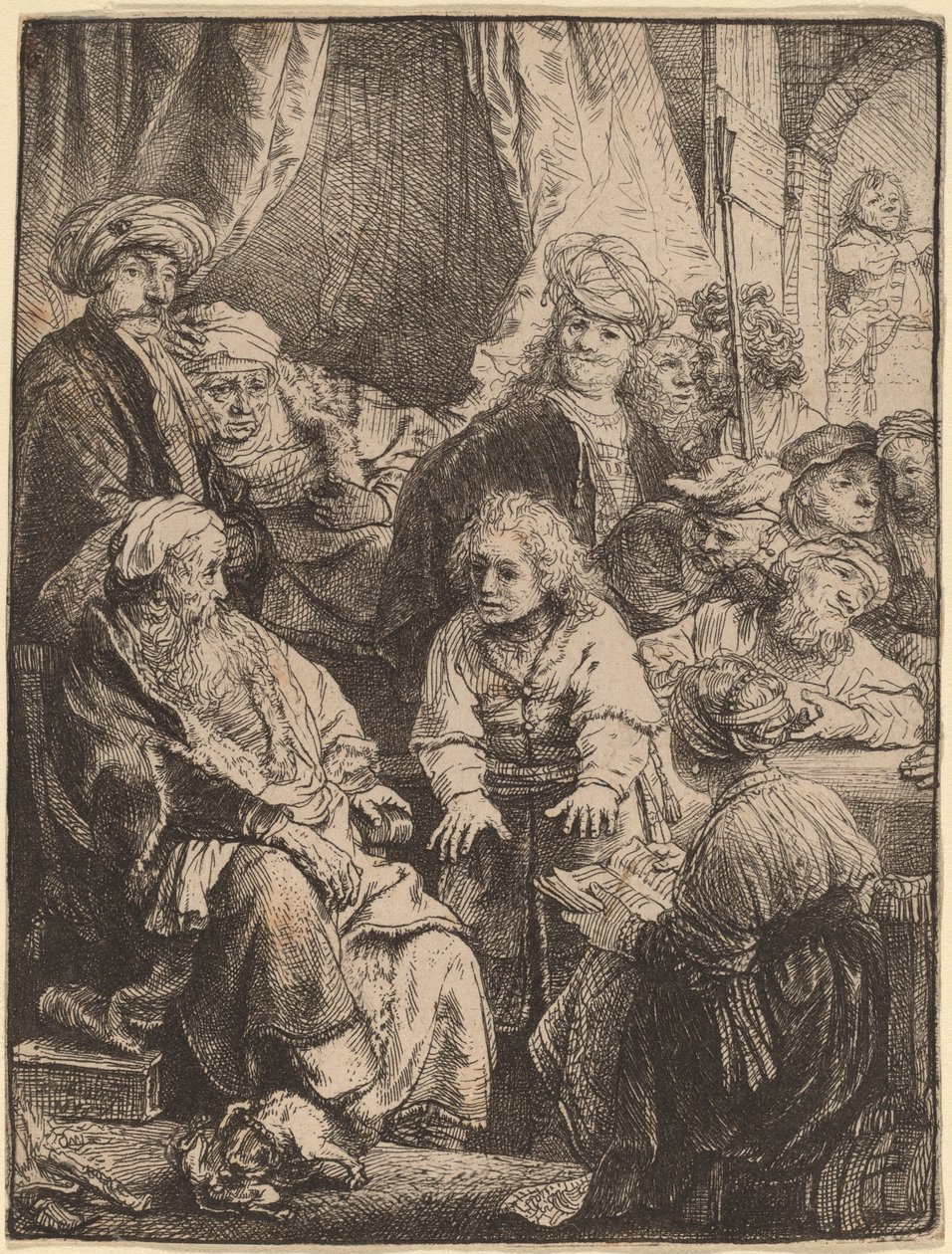 József meséli az álmait alkotó: Rembrandt van Rijn
