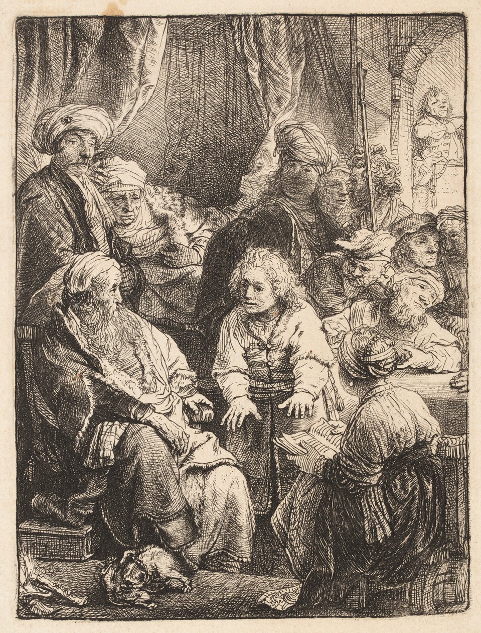 József meséli az álmait alkotó: Rembrandt van Rijn