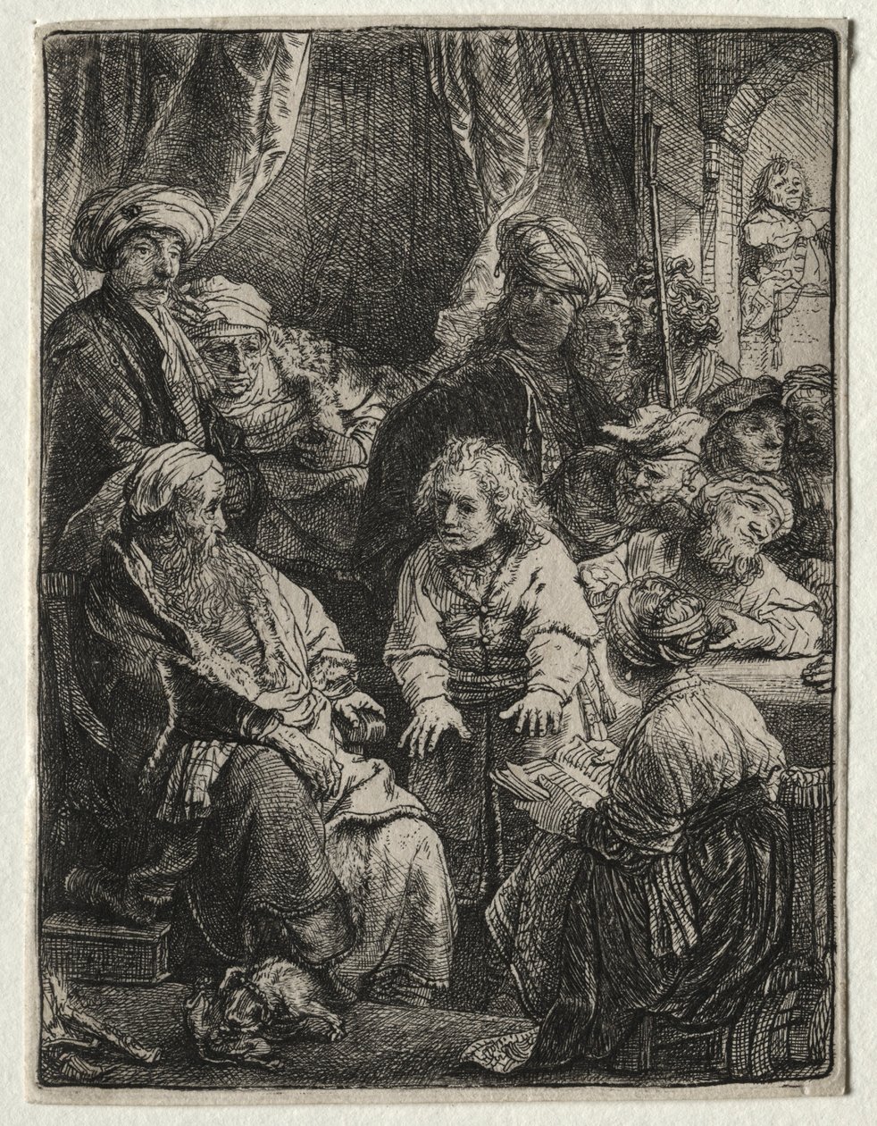 József álmait meséli, 1638. alkotó: Rembrandt van Rijn