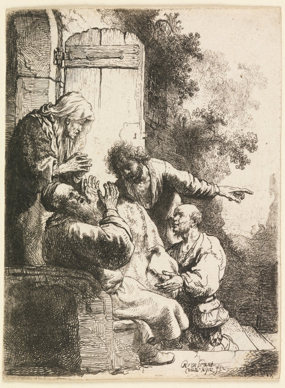 József kabátját Jákobnak hozták alkotó: Rembrandt van Rijn