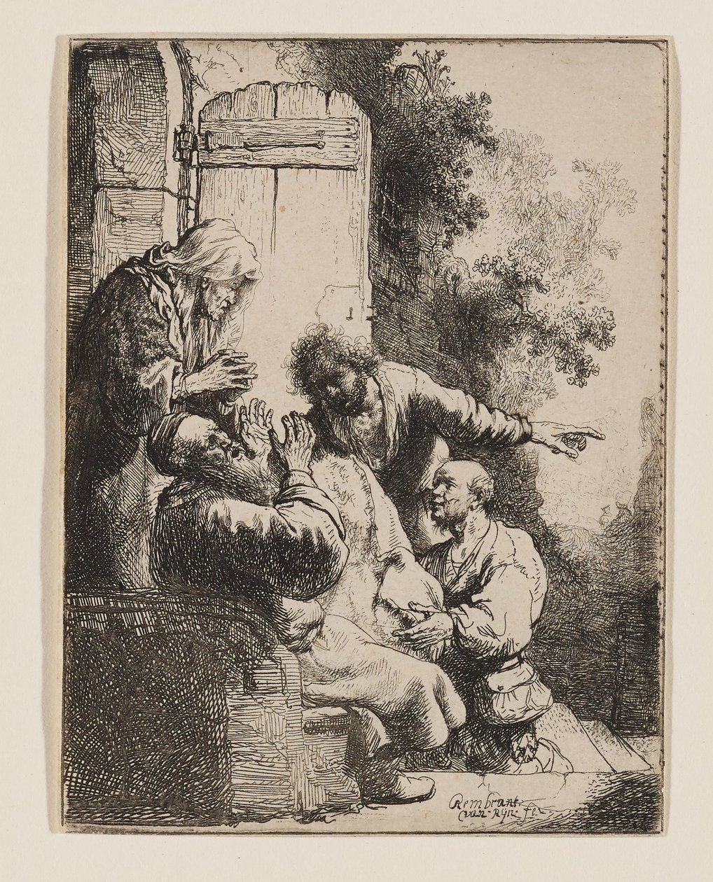 József kabátját elvitték Jákóbhoz alkotó: Rembrandt van Rijn