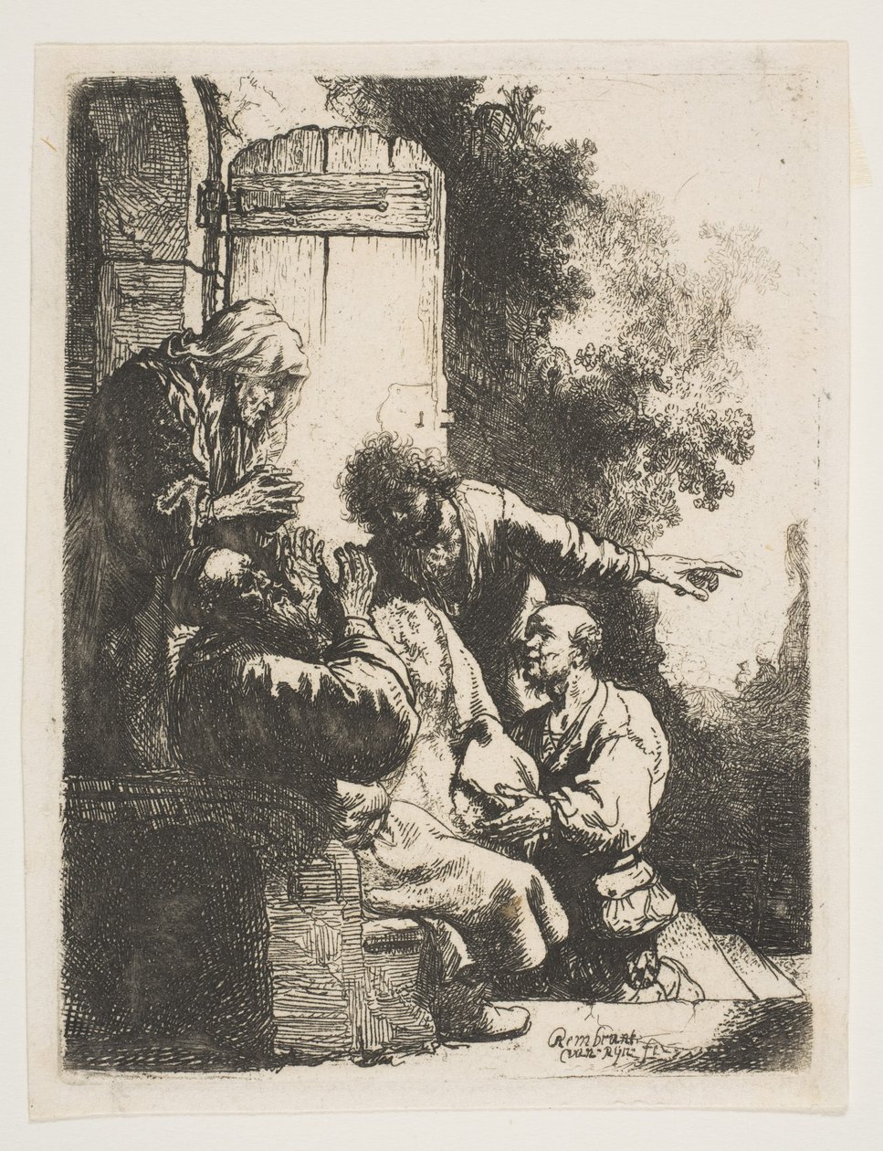 József kabátja Jákobnak, kb. 1633. alkotó: Rembrandt van Rijn