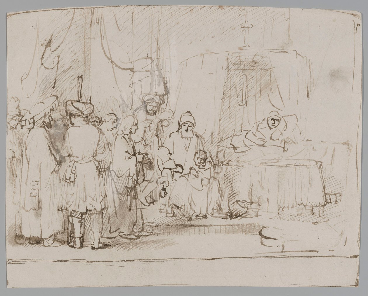 József elmeséli álmait szüleinek és testvéreinek alkotó: Rembrandt van Rijn