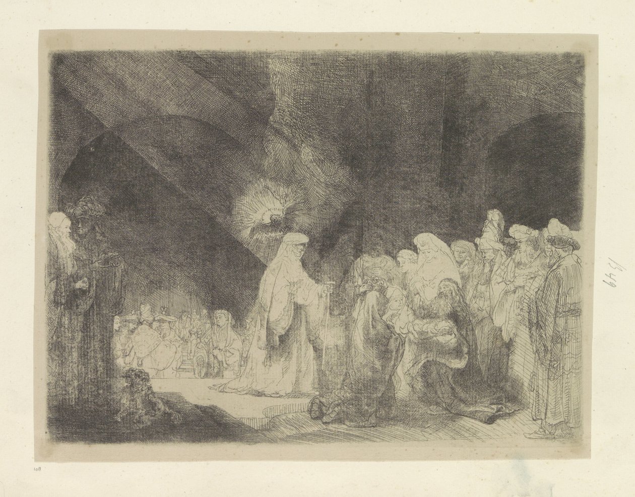 Lofli van Simeon Nyolcvanöt eredeti nyomat gyűjteménye (sorozat címe) alkotó: Rembrandt van Rijn