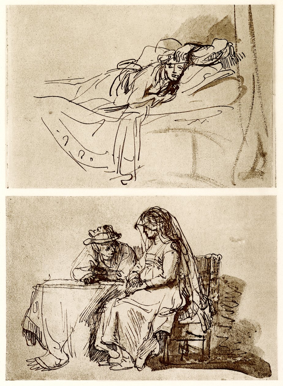Hazug nő, A beszéd alkotó: Rembrandt van Rijn