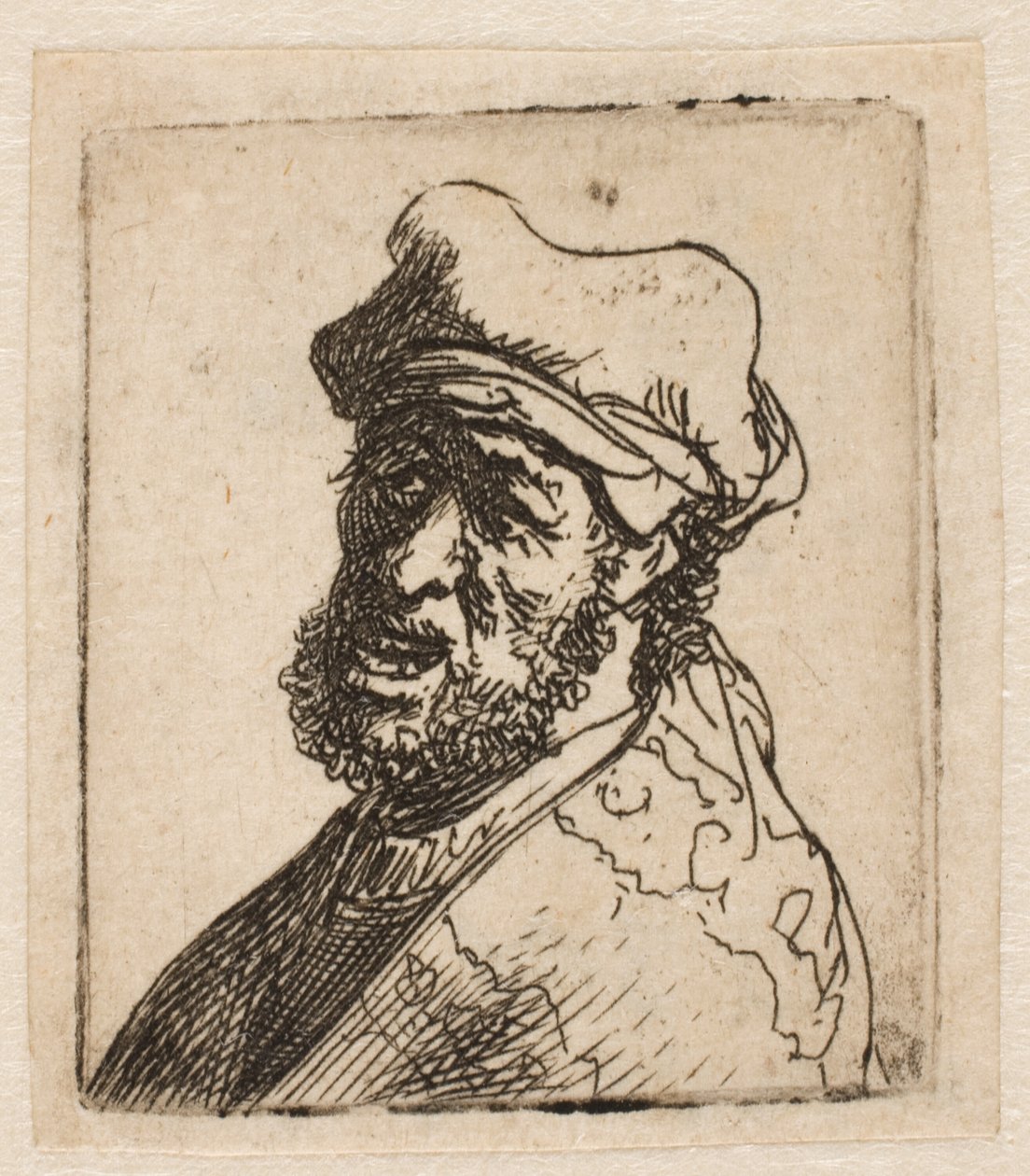 Kiáltó férfi, háromnegyed balra: mellszobor alkotó: Rembrandt van Rijn