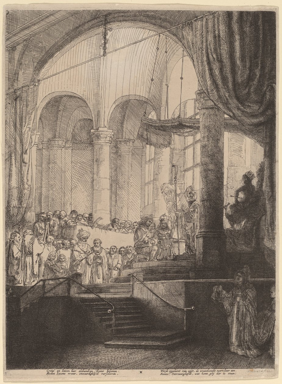 Médeia, avagy Jason és Creusa házassága alkotó: Rembrandt van Rijn