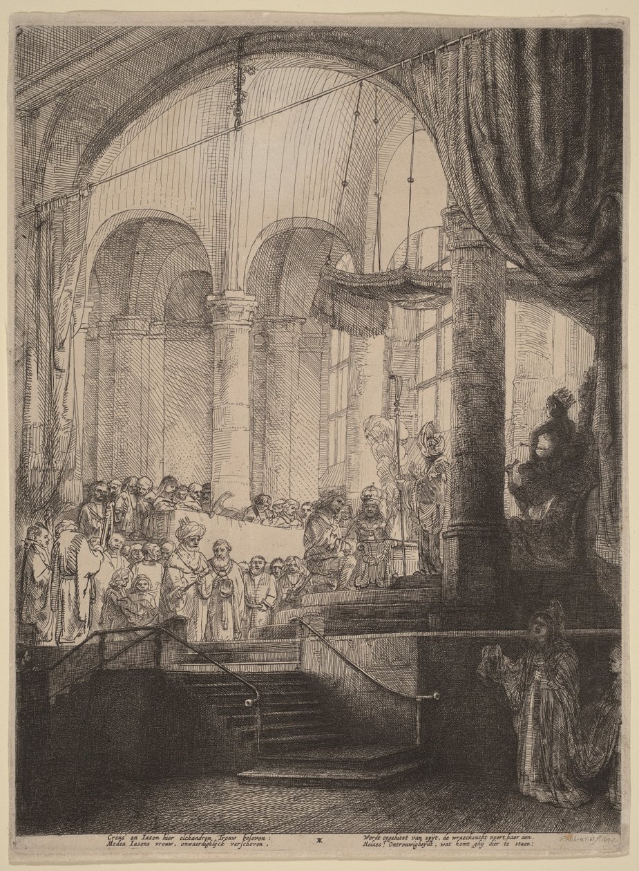 Medea, avagy Jászon és Kreusa házassága alkotó: Rembrandt van Rijn
