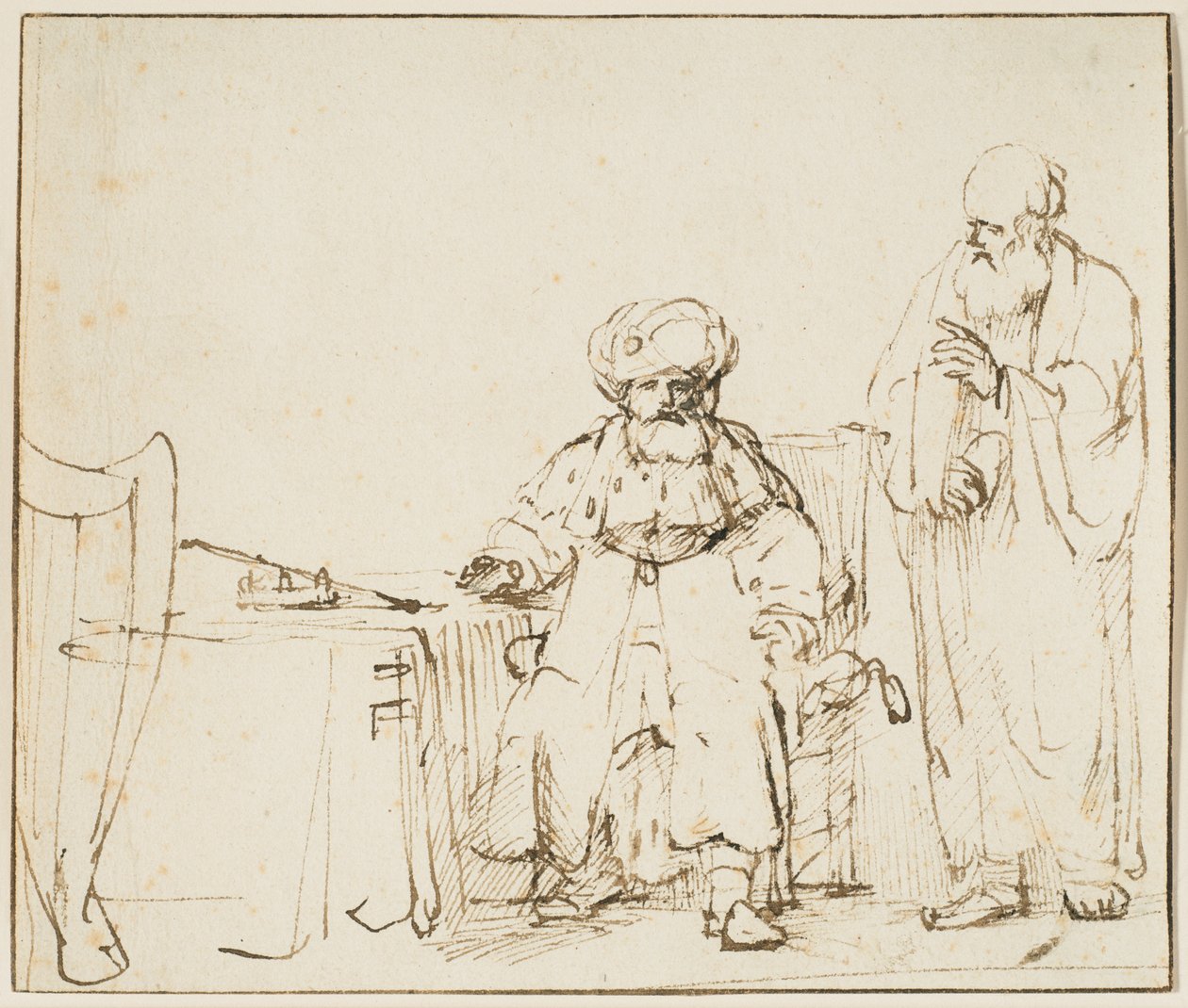 Nátán meginti Dávidot alkotó: Rembrandt van Rijn