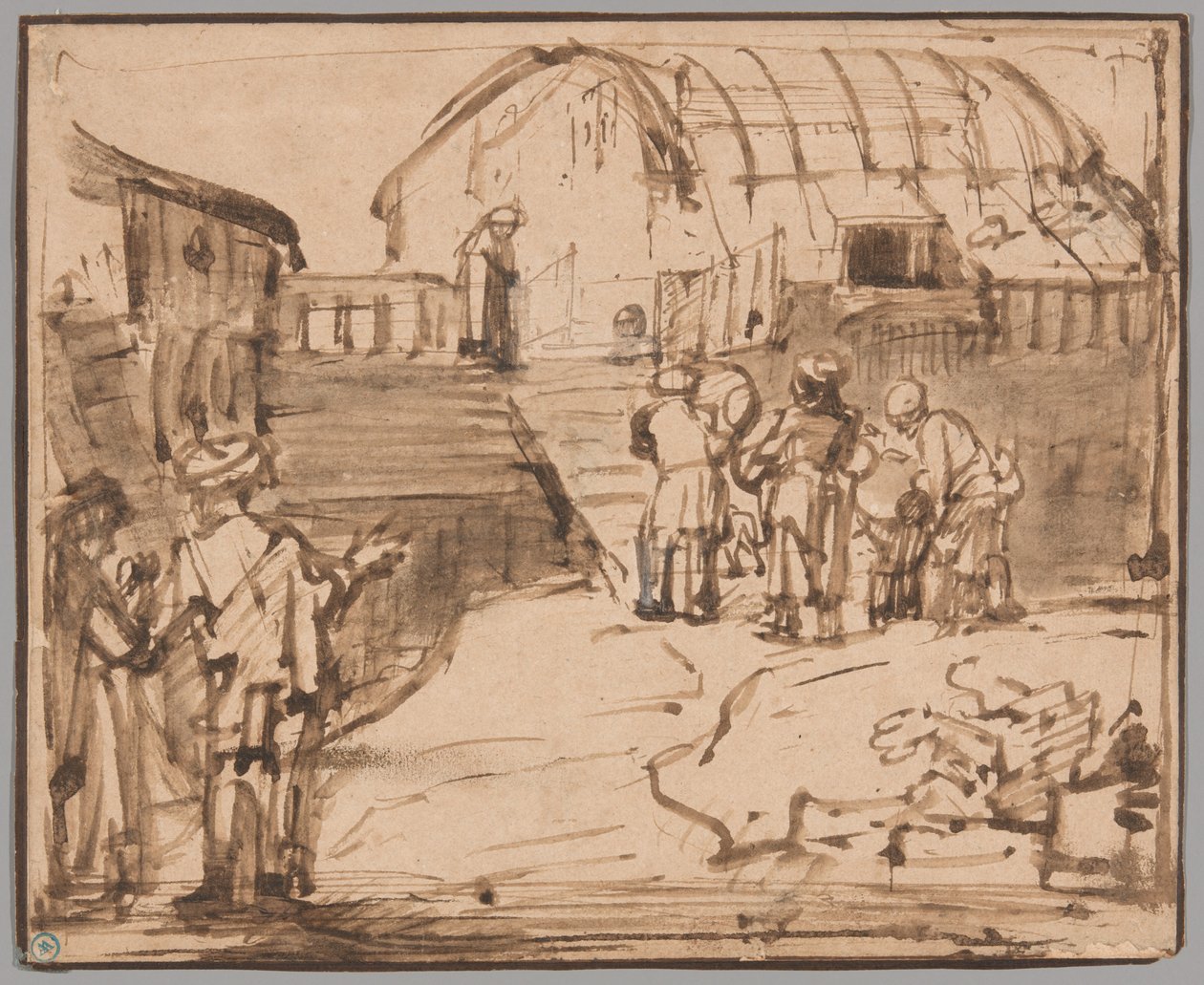 Noé bárkája alkotó: Rembrandt van Rijn