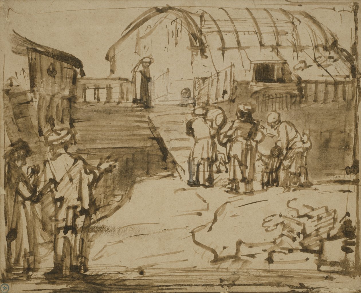 Noé bárkája, 1660 alkotó: Rembrandt van Rijn