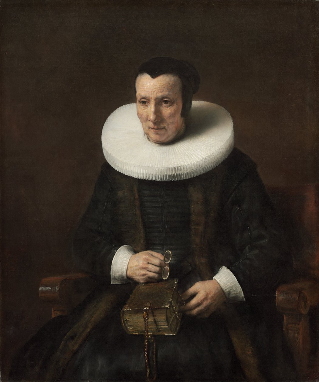 Old Lady with a Book, 1647  alkotó: Rembrandt van Rijn