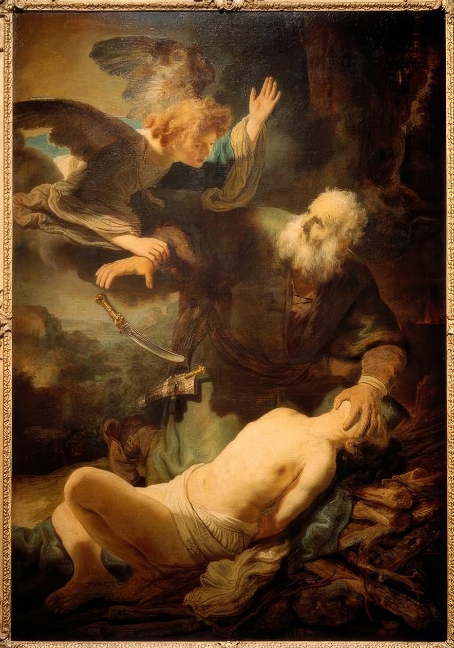 Áldozza fel Izsákot alkotó: Rembrandt van Rijn
