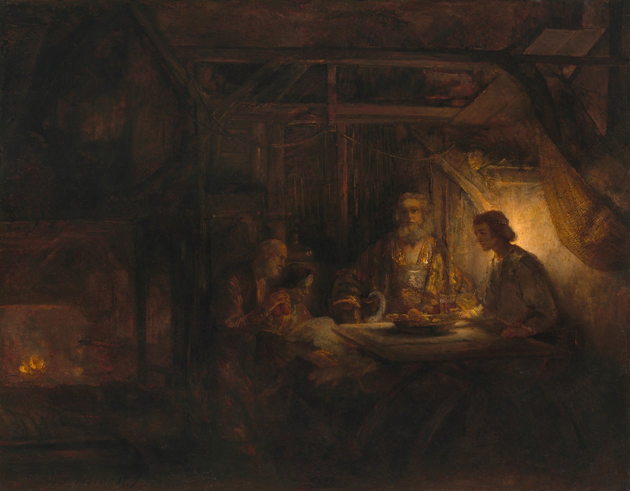 Philemon és Baucis, 1658. alkotó: Rembrandt van Rijn