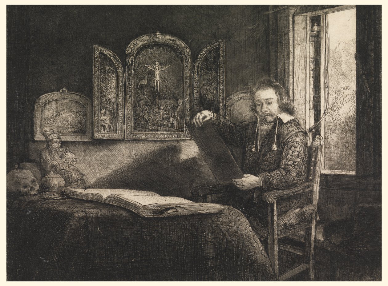 Ábrahám Francen portréja alkotó: Rembrandt van Rijn