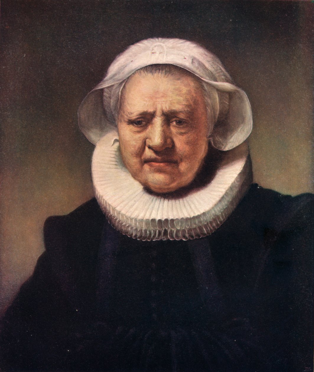Aechje Claesdr portréja, 1634, 1904 alkotó: Rembrandt van Rijn