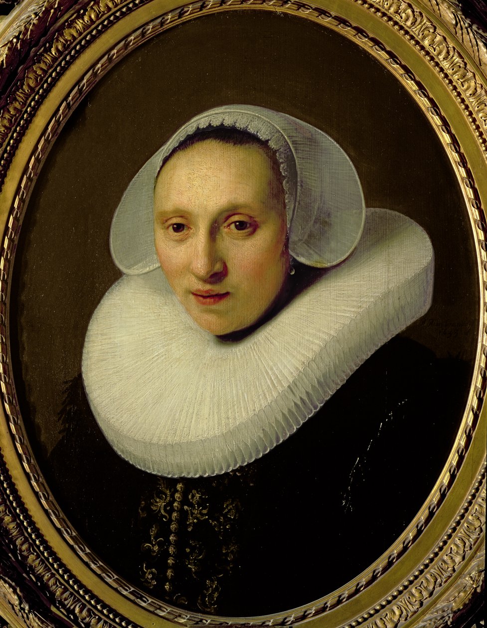 Cornelia Pronck, Albert Cuyper feleségének portréja 33 évesen, 1633 alkotó: Rembrandt van Rijn