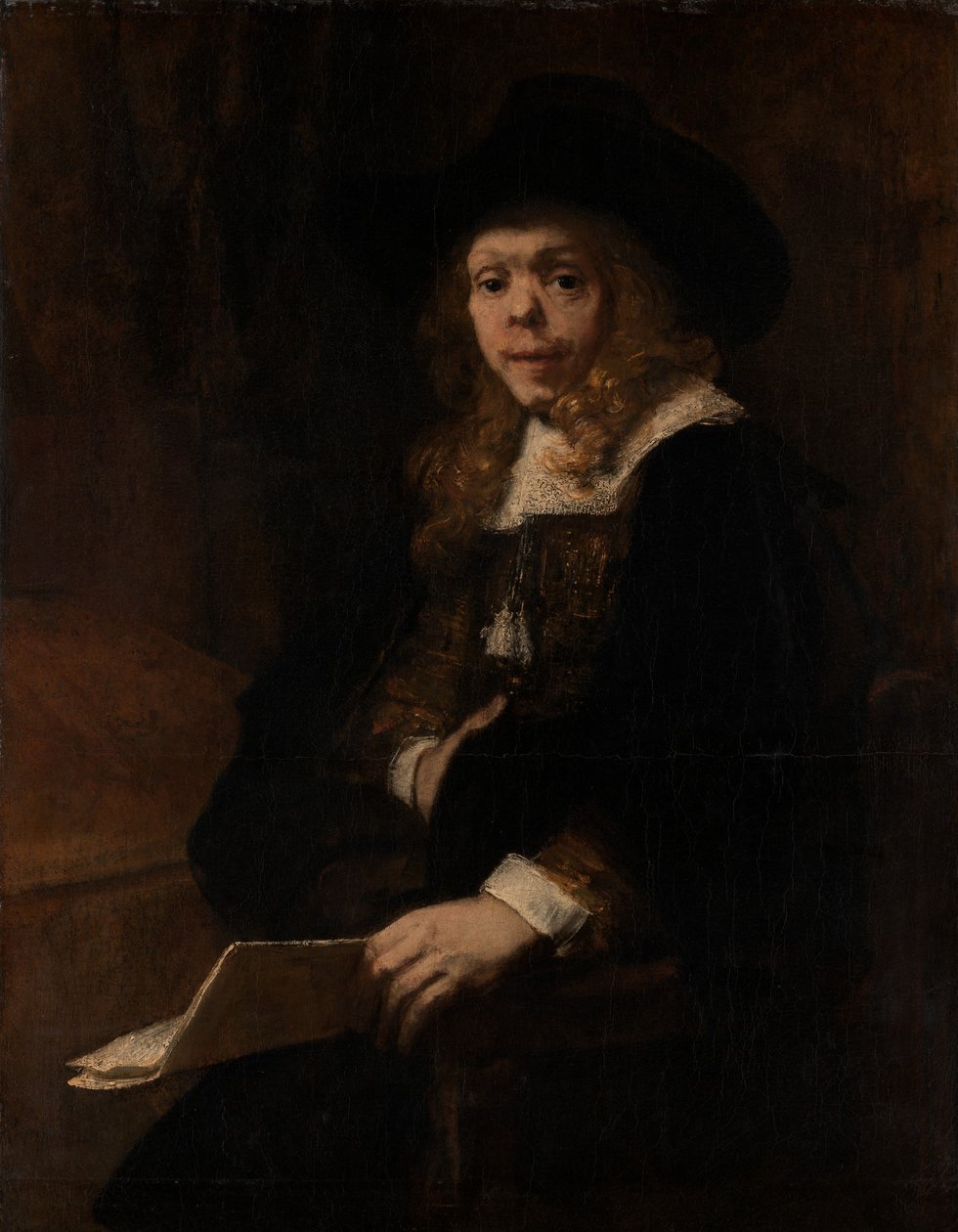 Gerard de Lairesse portréja, 1665-67. alkotó: Rembrandt van Rijn