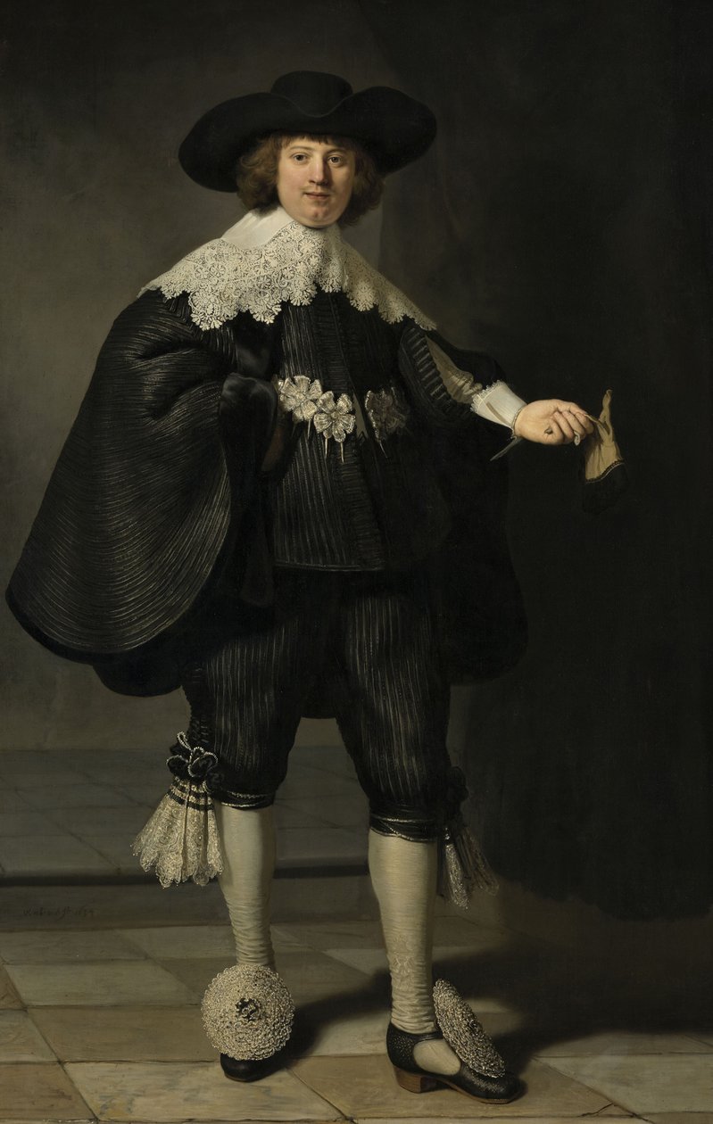 Marten Soolmans portréja, 1634 alkotó: Rembrandt van Rijn