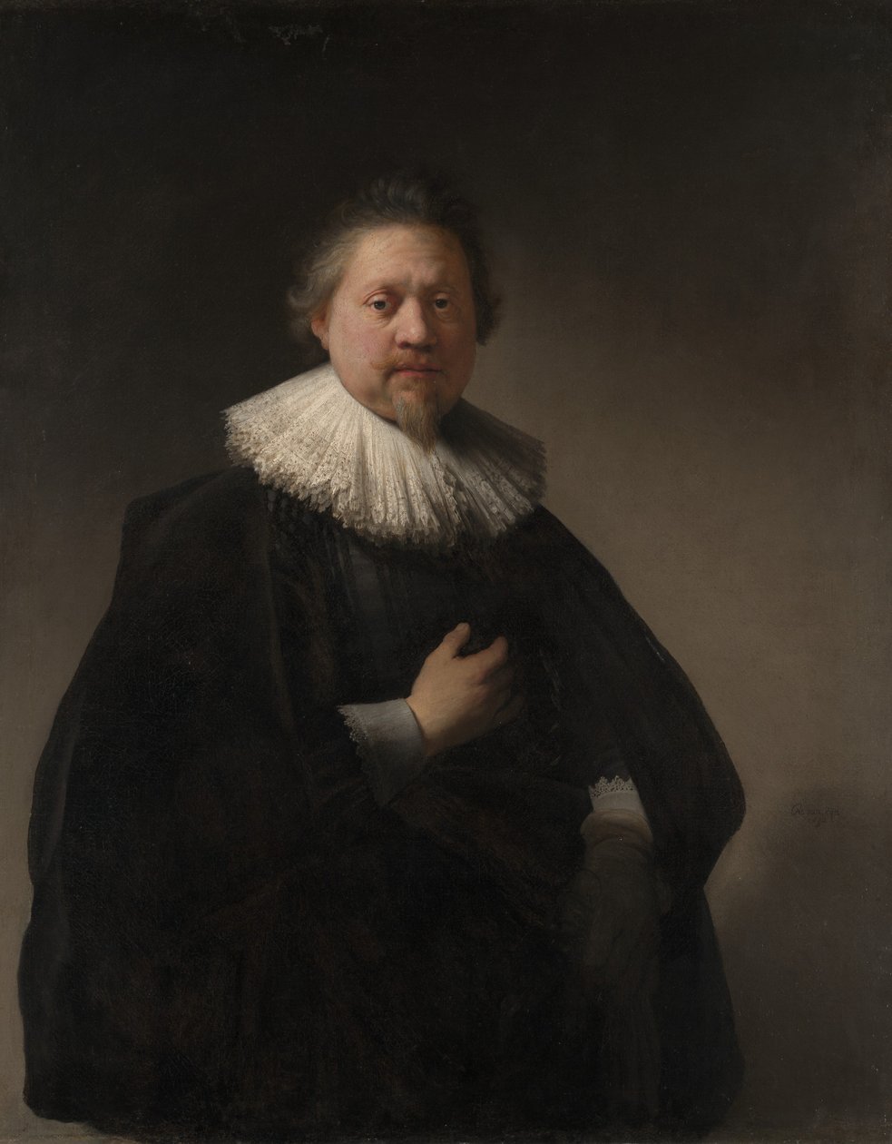 Egy férfi portréja, valószínűleg a Van Beresteyn család tagja, 1632. alkotó: Rembrandt van Rijn