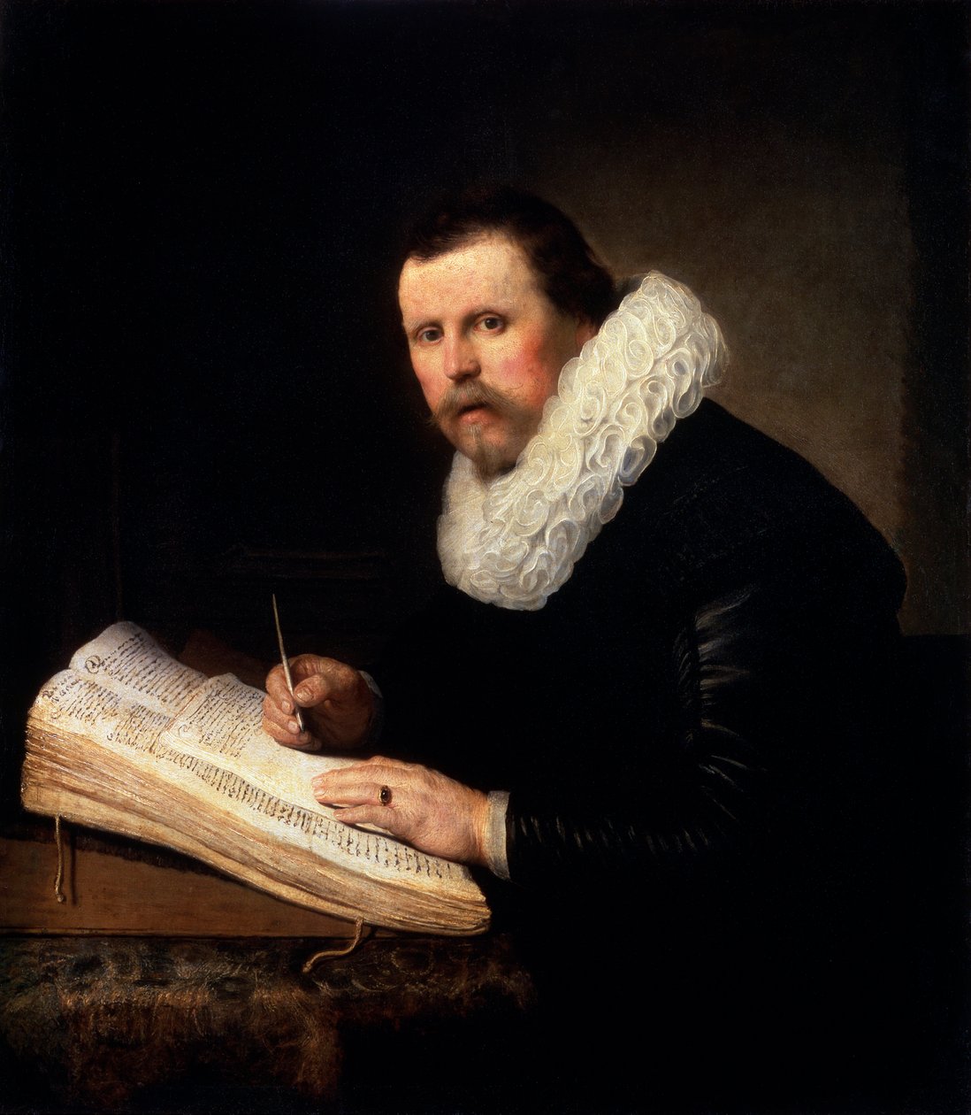 Tudós portréja, 1631. alkotó: Rembrandt van Rijn