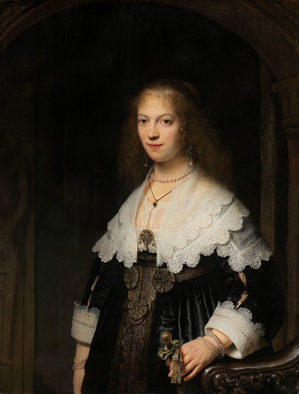 Női portré, esetleg Maria Trip Női portré, esetleg Maria Trip alkotó: Rembrandt van Rijn