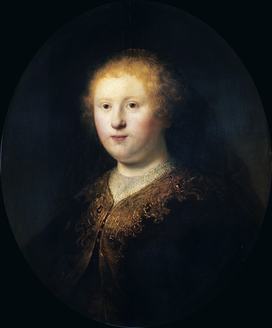 Fiatal nő portréja, 1632. alkotó: Rembrandt van Rijn