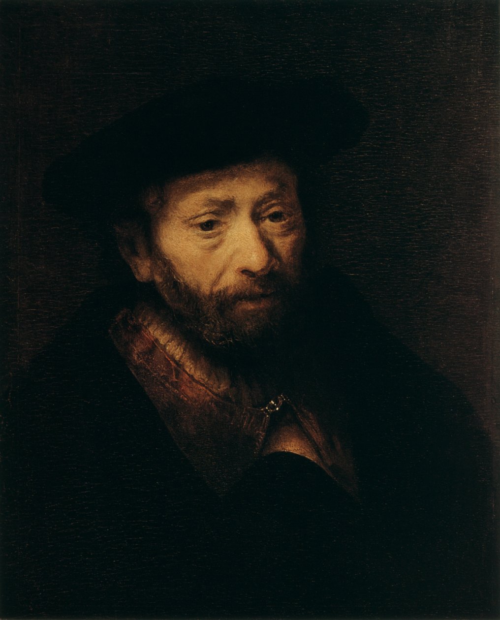 Egy öregember portréja, 17. század alkotó: Rembrandt van Rijn