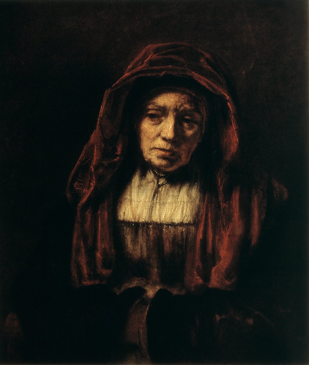 Egy öregasszony portréja, 1654 alkotó: Rembrandt van Rijn