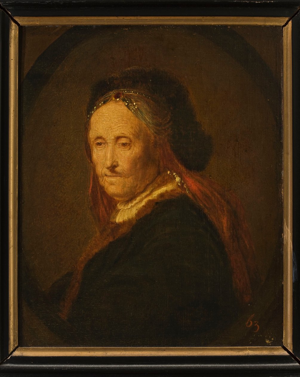 Rembrandt édesanyjának portréja () alkotó: Rembrandt van Rijn