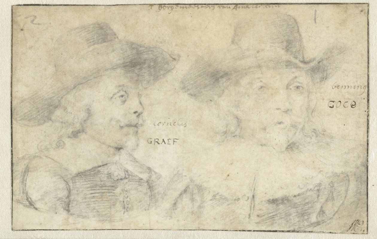 Cornelis de Graeff és Frans Banningh Cocq portréi alkotó: Rembrandt van Rijn