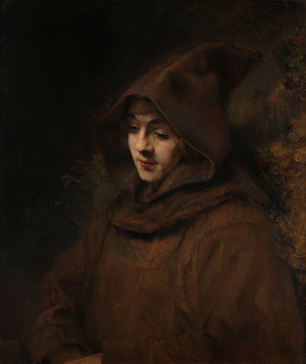 Rembrandt fia, Titusz szerzetesi szokásban Titus a szerzetesi szokásban alkotó: Rembrandt van Rijn