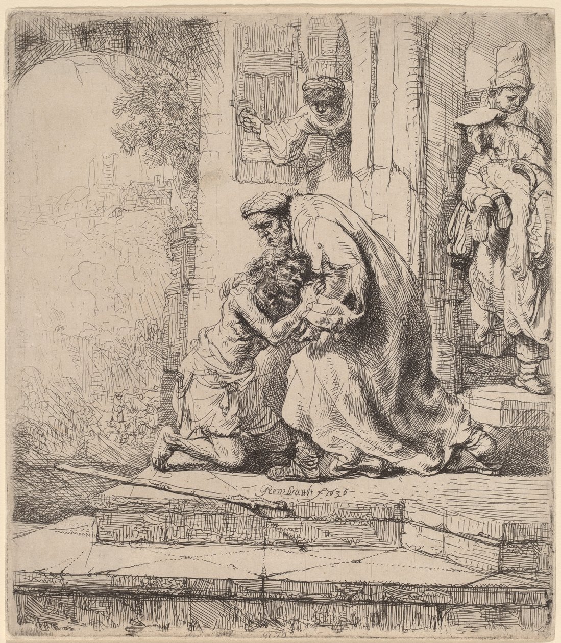 A tékozló fiú visszatérése alkotó: Rembrandt van Rijn