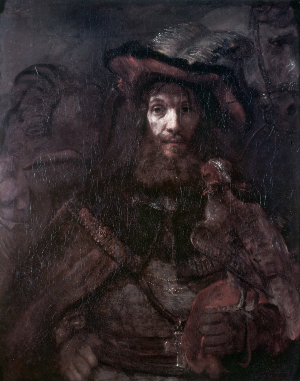 Sólyom lovas alkotó: Rembrandt van Rijn