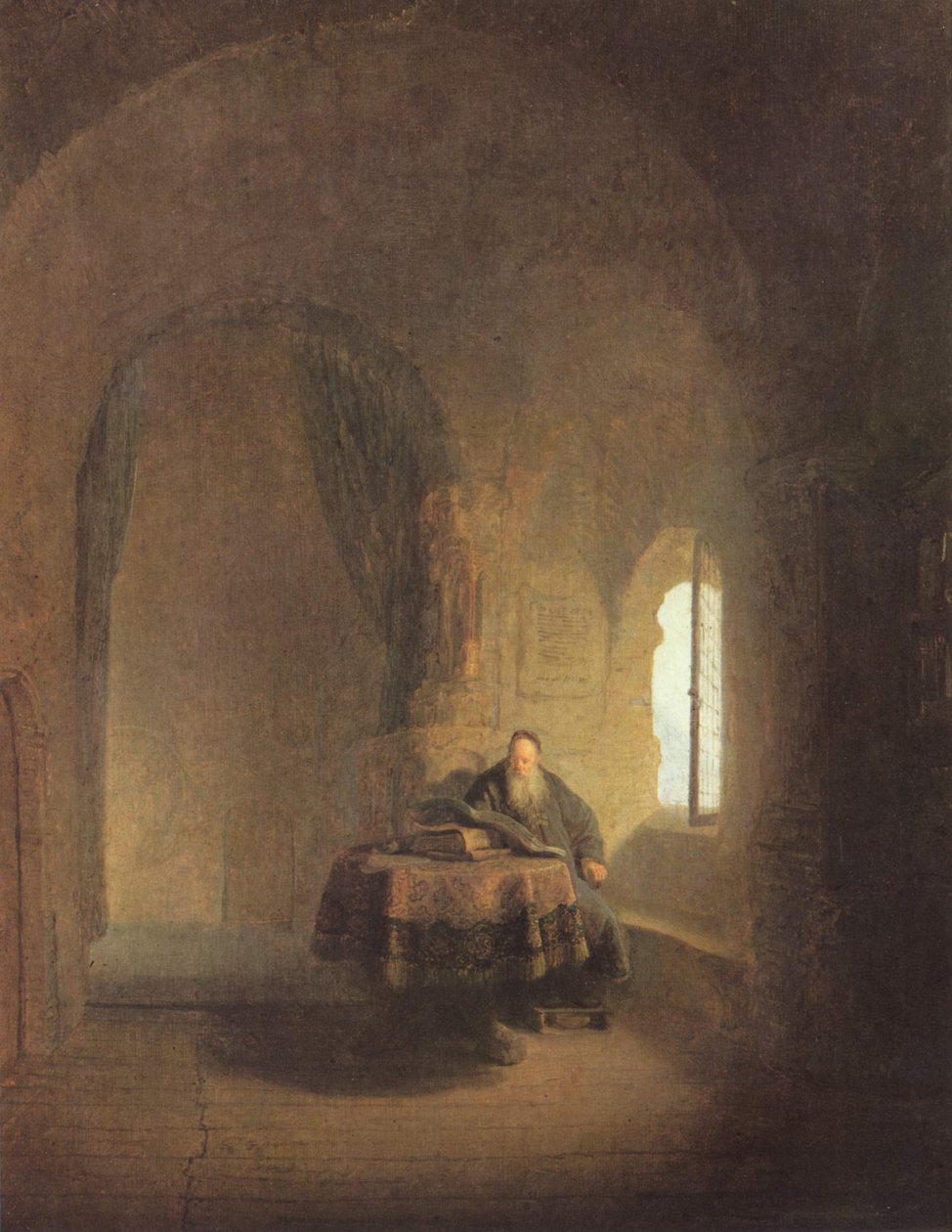 Szent Anasztáz, 1660 körül alkotó: Rembrandt van Rijn
