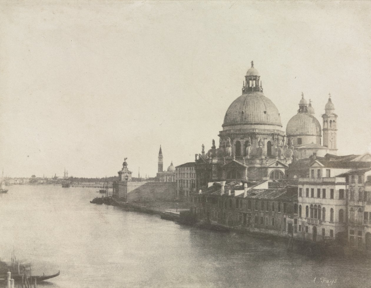 Santa Maria della Salute, Kilátás a Canal Grandére, Velence alkotó: Rembrandt van Rijn