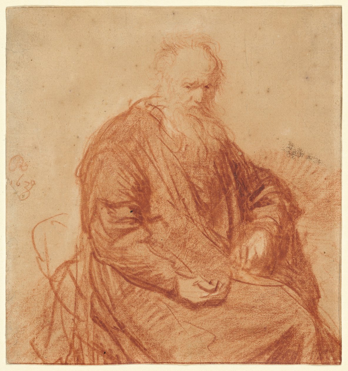 Ülő Öreg alkotó: Rembrandt van Rijn