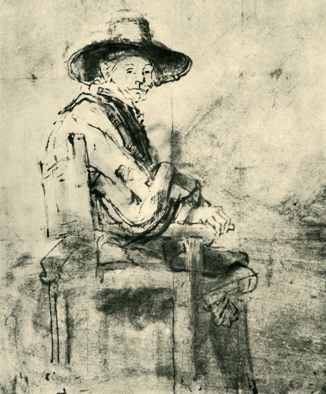 Ülő szindikus: Jacob van Loon, 1661-1662 körül, 1943. alkotó: Rembrandt van Rijn