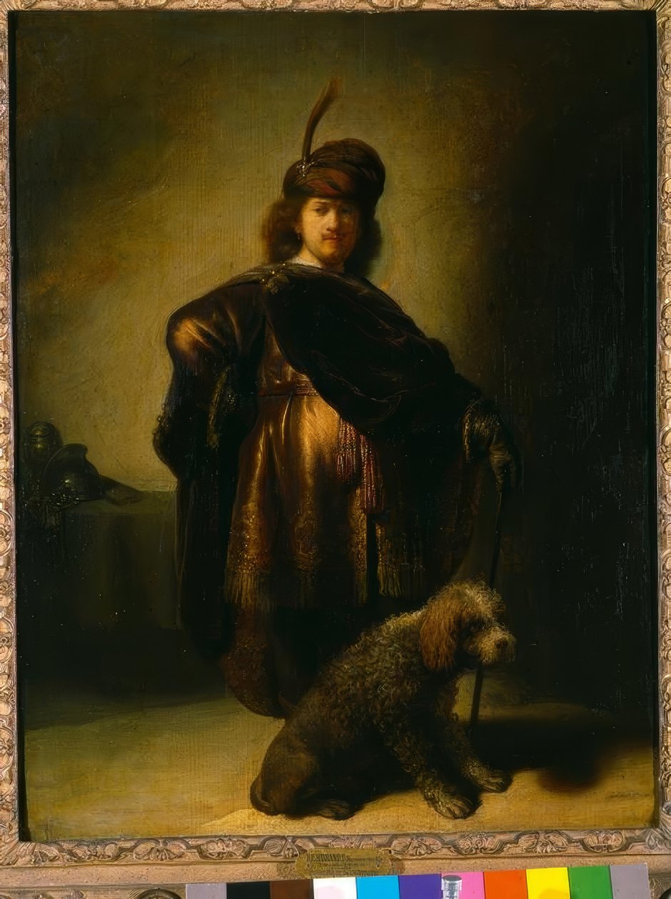 Önarckép keleti jelmezben alkotó: Rembrandt van Rijn