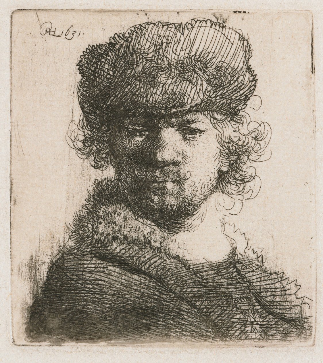 Önarckép erős szőrme sapkában Önarckép nehéz szőrme sapkában: mellszobor alkotó: Rembrandt van Rijn