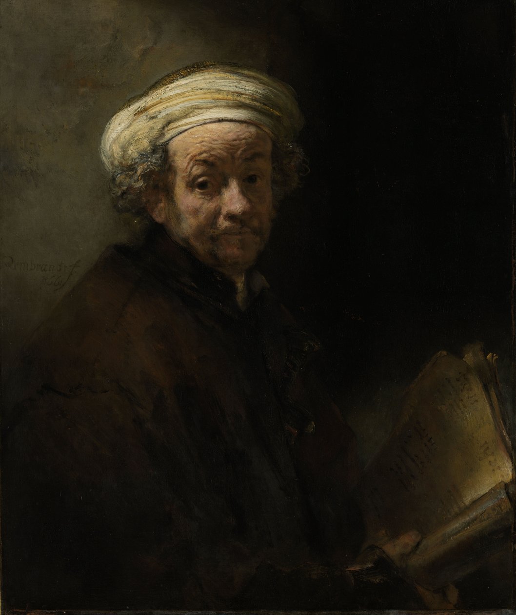 Önarckép Pál apostol szerepében, 1661 alkotó: Rembrandt van Rijn