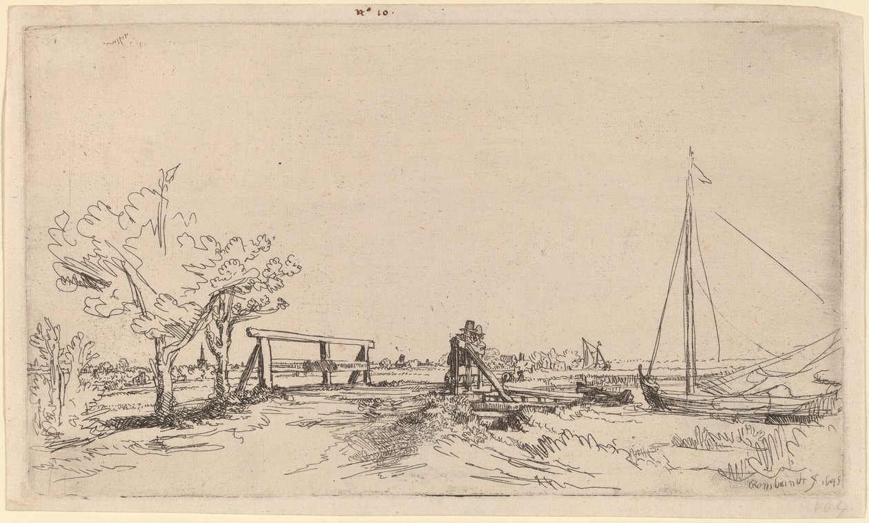 Hatos hídja alkotó: Rembrandt van Rijn
