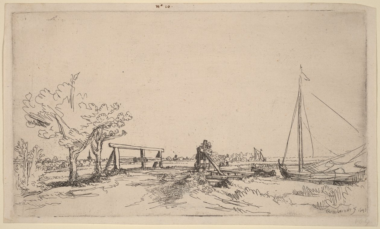 A Hatok hídja alkotó: Rembrandt van Rijn