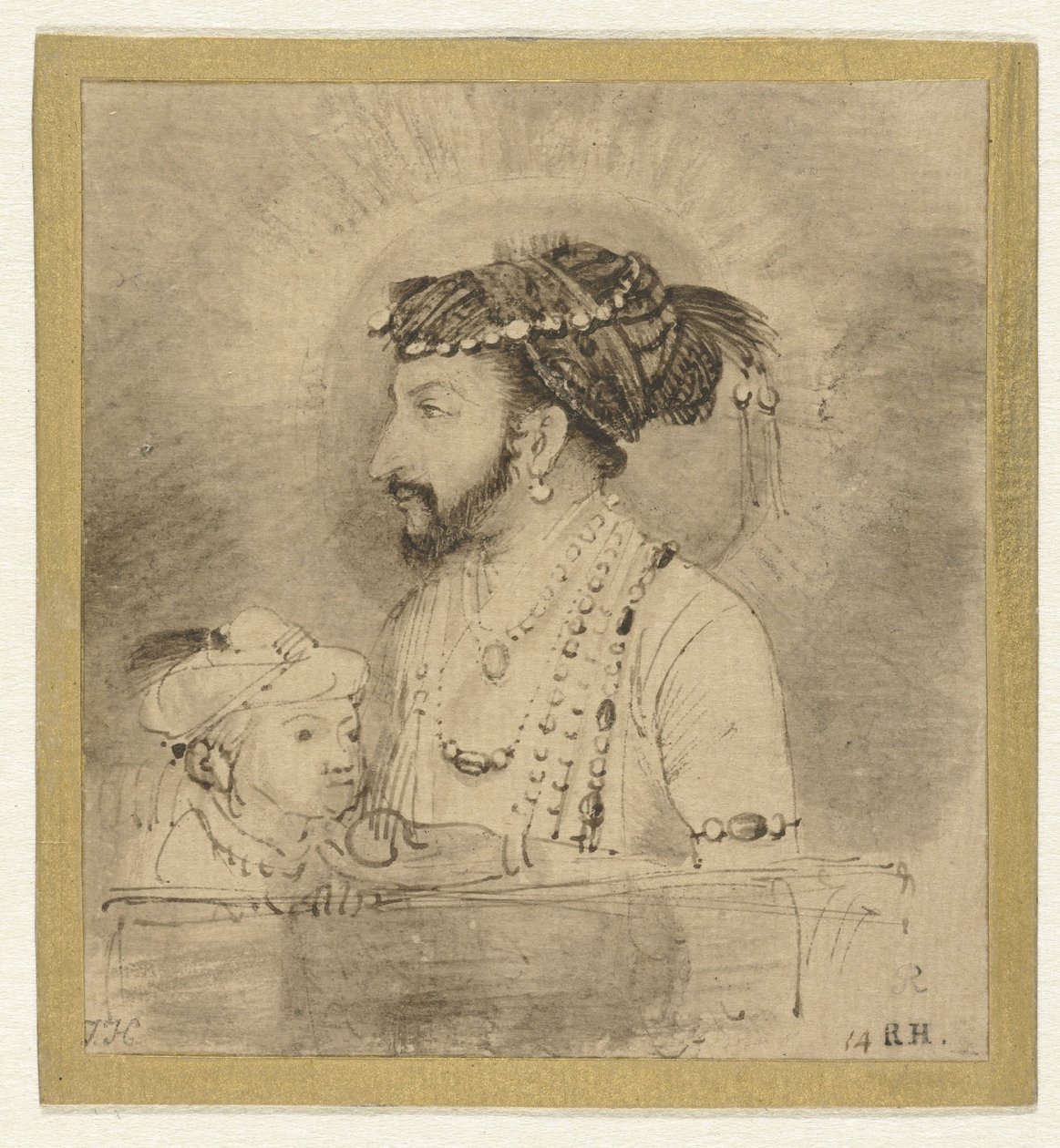 Sjah Jahan és kisfia alkotó: Rembrandt van Rijn