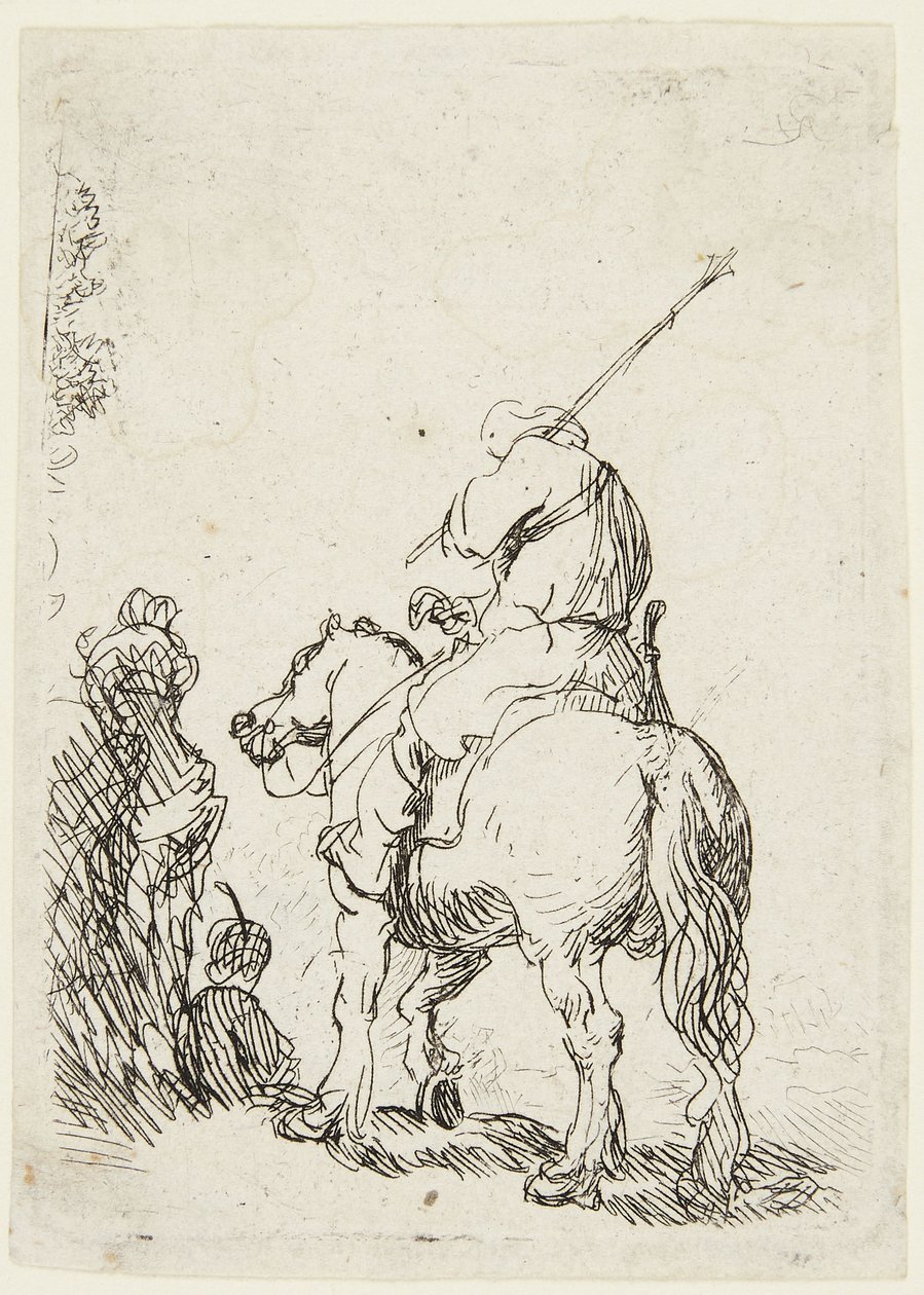 Lovas katona alkotó: Rembrandt van Rijn